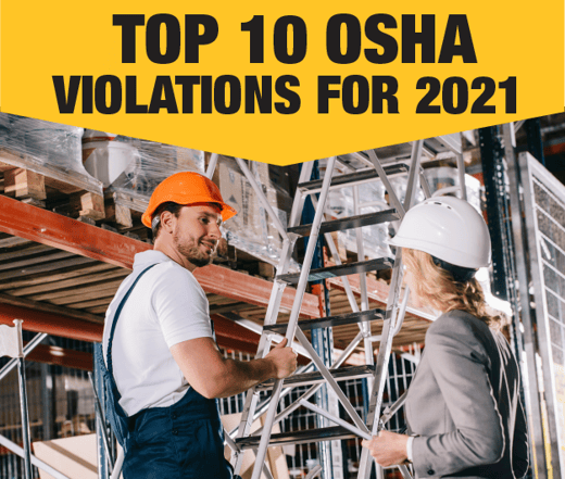 Top 10 OSHA Violations for 2021